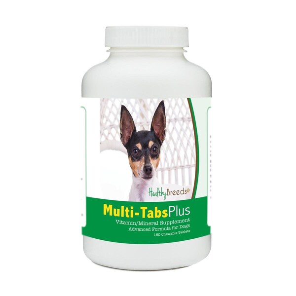 Healthy Breeds Toy Fox Terrier Multi-Tabs Plus Chewable Tablets, 180PK - 840235177234