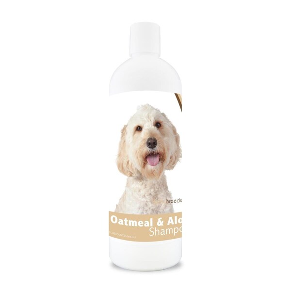Healthy Breeds 16 oz Labradoodle Oatmeal Aloe Shampoo - 840235110019