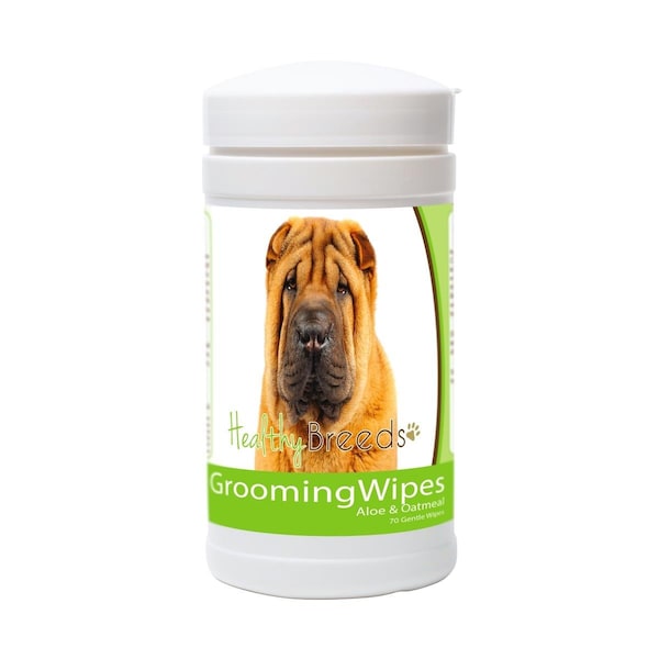 Healthy Breeds Chinese Shar Pei Grooming Wipes - 840235151401