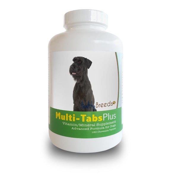 Healthy Breeds Giant Schnauzer Multi-Tabs Plus Chewable Tablets, 180PK - 840235140280
