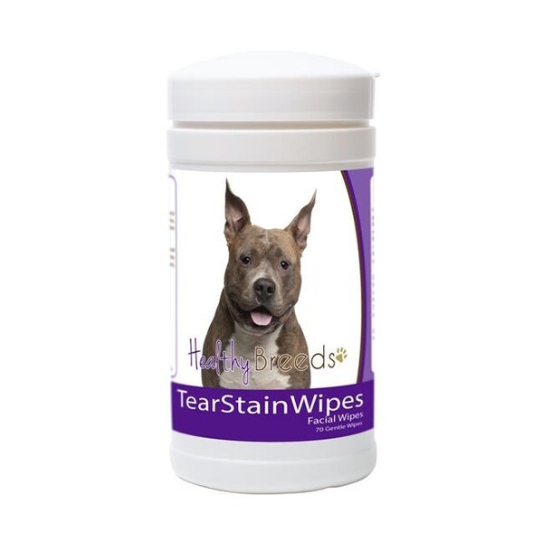 Healthy Breeds Healthy Breeds 840235153146 American Staffordshire Terrier Tear Stain Wipes - 840235153146