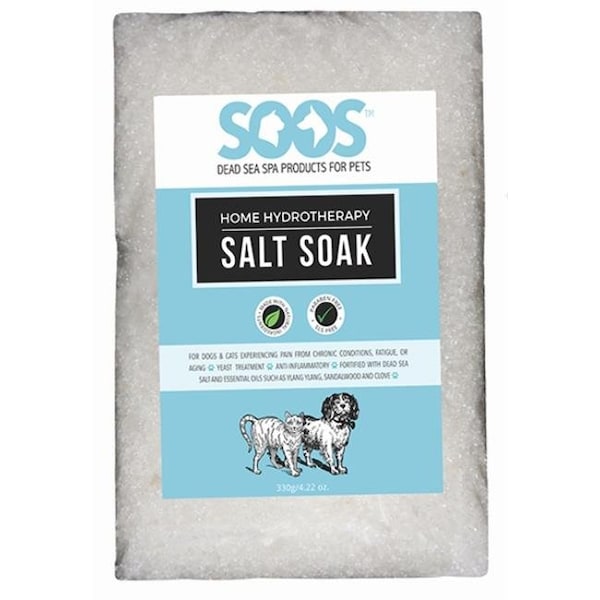 Sgs Instruments Soos PP125 Home Hydrotherapy Dead Sea Salt Soak for Dogs - 300 gm. - PP125