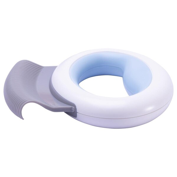 Petpurifiers Knuckler Handheld Travel Flexible Grooming Pet Rake Comb - Blue - One Size - PE3724606