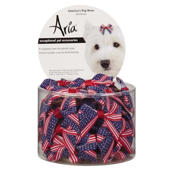 Aria North Americas Pup Bow Canister, 48PK - DT6241 48