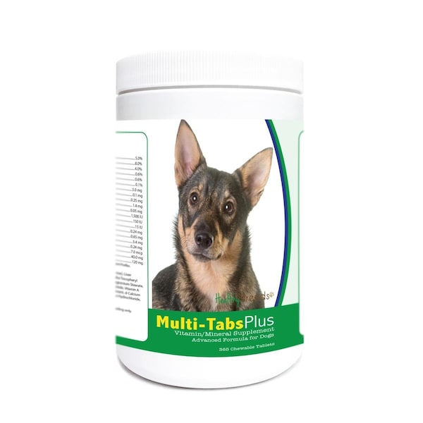Healthy Breeds Swedish Vallhund Multi-Tabs Plus Chewable Tablets, 365PK - 840235175810