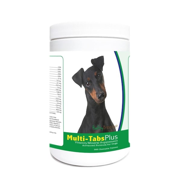 Healthy Breeds Manchester Terrier Multi-Tabs Plus Chewable Tablets, 365PK - 840235173489