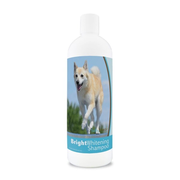 Healthy Breeds 12 oz Norwegian Buhund Bright Whitening Shampoo - 840235171324