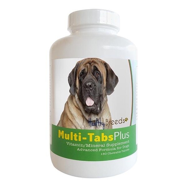 Healthy Breeds Healthy Breeds 840235140450 Mastiff Multi-Tabs Plus Chewable Tablets; 180 Count - 840235140450