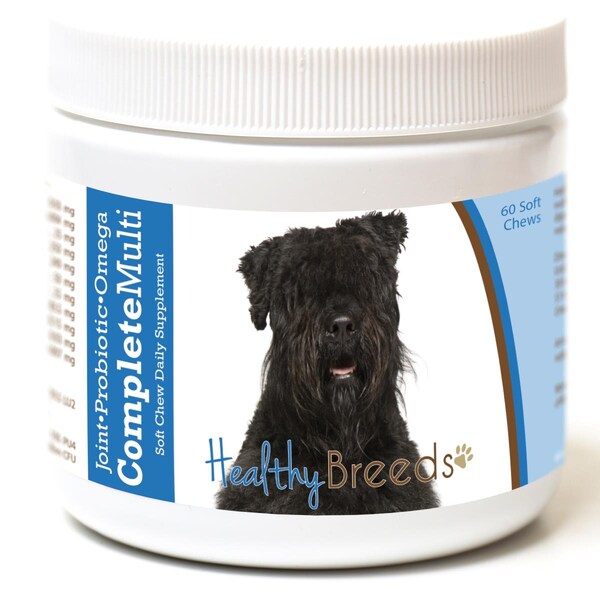 Healthy Breeds Bouvier des Flandres All in One Multivitamin Soft Chew, 60PK - 192959007330