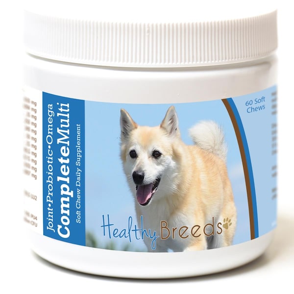 Healthy Breeds Norwegian Buhund All in One Multivitamin Soft Chew, 60PK - 192959008550