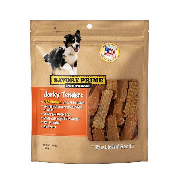 Savory Prime Savory Prime Natural Chicken Grain Free Jerky Tenders For Dogs 16 oz 1 pk - 374