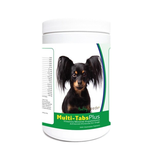 Healthy Breeds Russian Toy Terrier Multi-Tabs Plus Chewable Tablets, 365PK - 840235179559