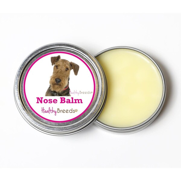 Healthy Breeds 2 oz Airedale Terrier Dog Nose Balm - 840235190448