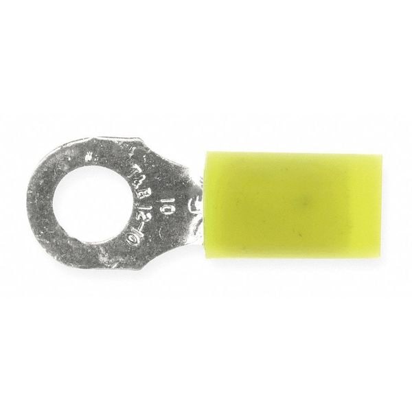 Sta-Kon 12-10 AWG Nylon Ring Terminal #10 Stud PK50 - RC10-10