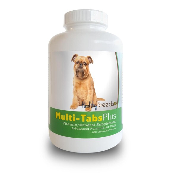 Healthy Breeds Brussels Griffon Multi-Tabs Plus Chewable Tablets, 180PK - 840235139900