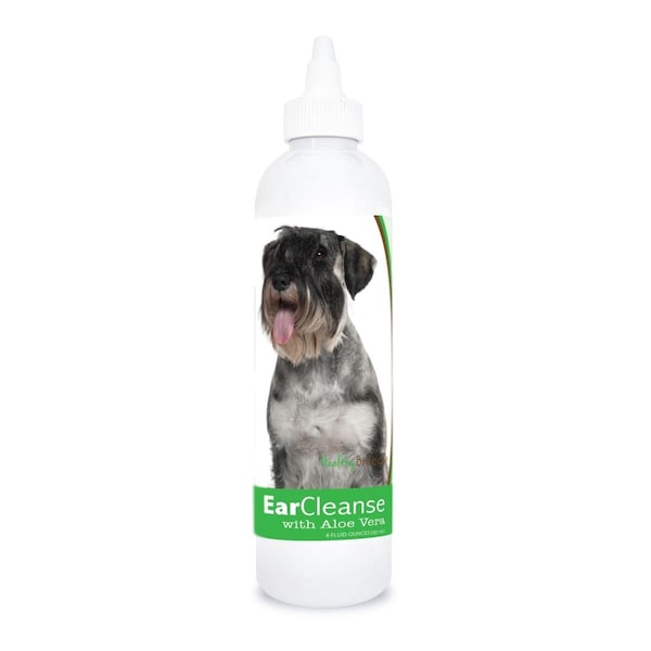 Healthy Breeds 8 oz Standard Schnauzer Ear Cleanse with Aloe Vera Cucumber Melon - 840235114833