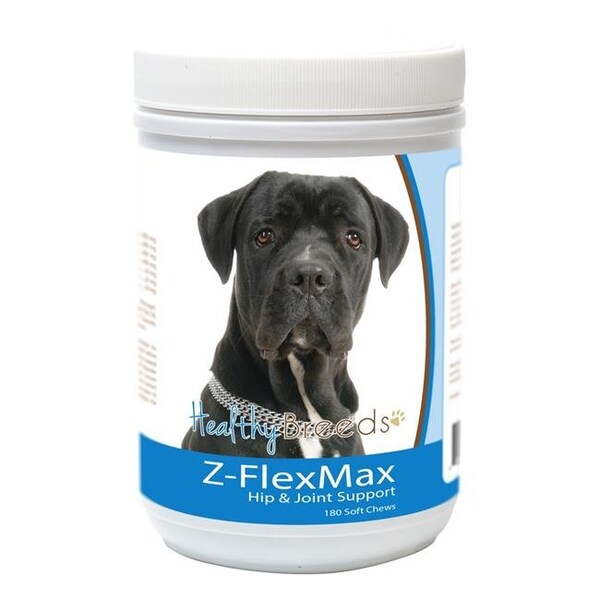 Healthy Breeds Healthy Breeds 840235156123 Cane Corso Z-Flex Max Dog Hip & Joint Support - 180 Count - 840235156123