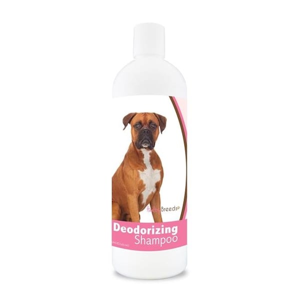 Healthy Breeds Healthy Breeds 840235103059 16 oz Boxer Deodorizing Shampoo - 840235103059