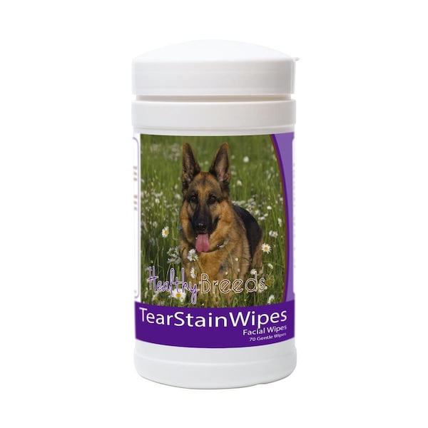 Healthy Breeds German Shepherd Tear Stain Wipes - 840235152774