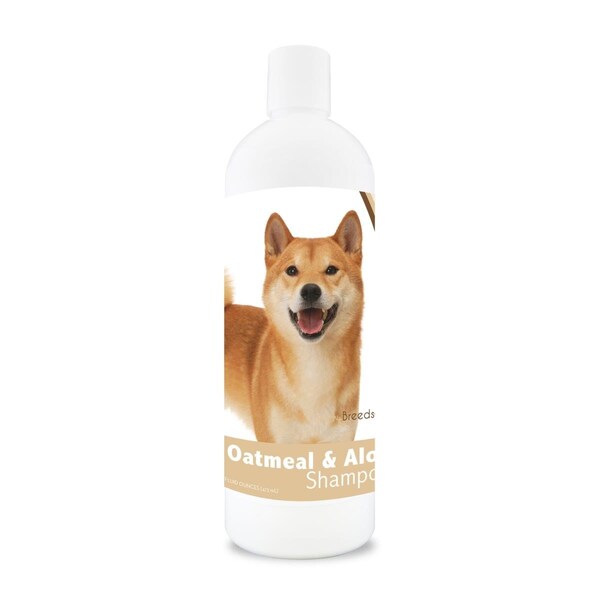 Healthy Breeds 16 oz Shiba Inu Oatmeal Shampoo with Aloe - 840235114727