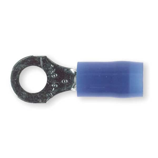 Sta-Kon 18-14 AWG Nylon Ring Terminal #8 Stud PK100 - RB14-8