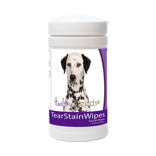 Healthy Breeds Dalmatian Tear Stain Wipes - 840235152576
