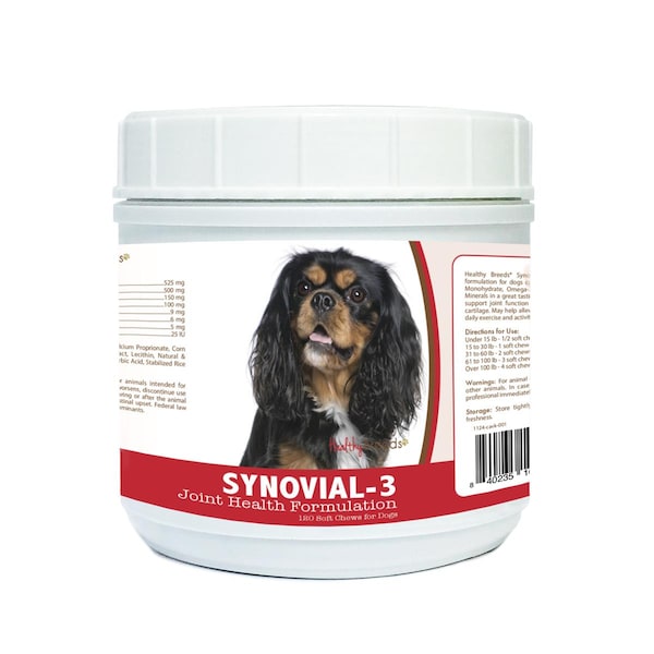 Healthy Breeds Cavalier King Charles Spaniel Synovial-3 Joint Health Formulation, 120 Count - 840235104480