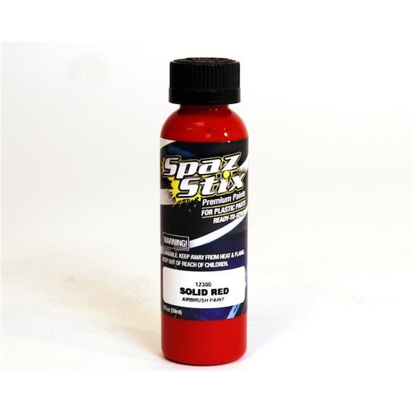 Spaz Stix Spaz Stix SZX12300 Solid Red Airbrush Paint - 2 oz - SZX12300