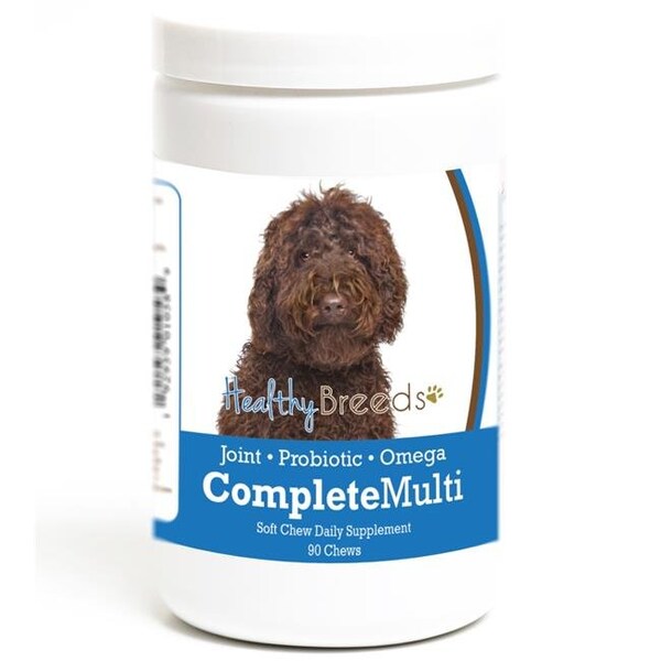 Healthy Breeds Healthy Breeds 192959010589 Labradoodle all in one Multivitamin Soft Chew - 90 Count - 192959010589