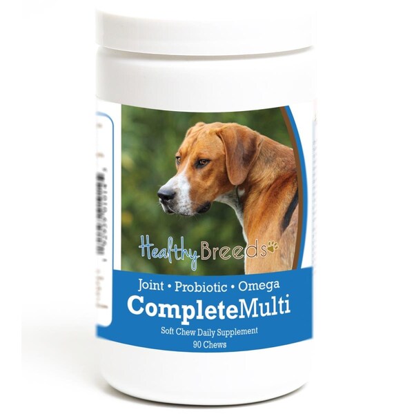 Pamperedpets English Foxhound all in one Multivitamin Soft Chew, 90PK - PA3491341