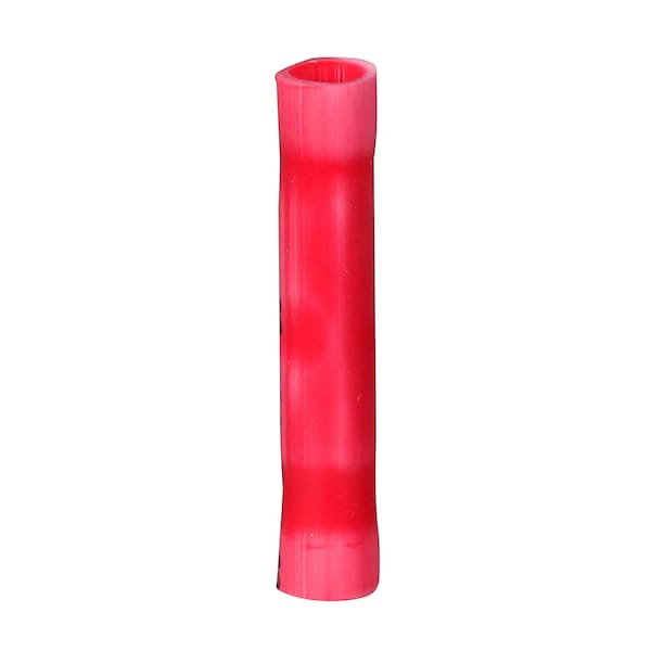 3M Scotchlok Butt Splice Connector, 22-18AWG, Red, PK100 - MVU18BCX