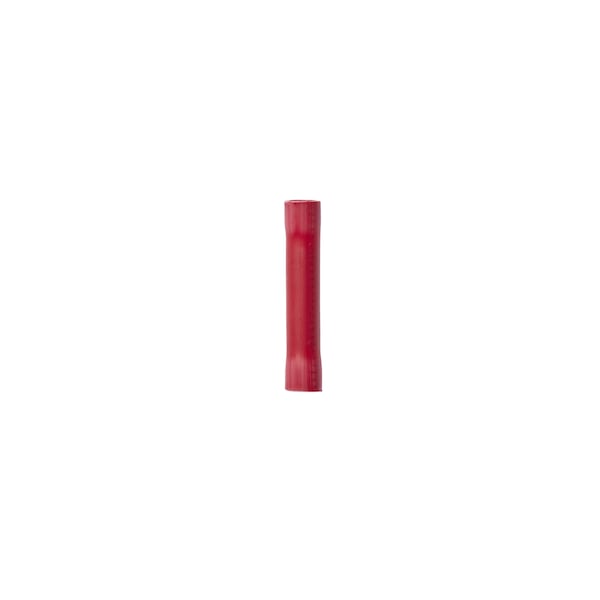 3M Scotchlok Butt Splice Connector, 22-18AWG, Red, PK100 - MVU18BCX