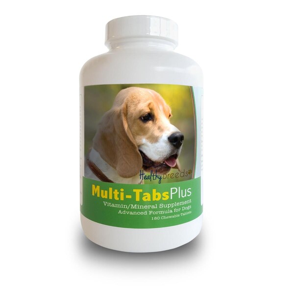 Healthy Breeds Beagle Multi-Tabs Plus Chewable Tablets, 180PK - 840235139800