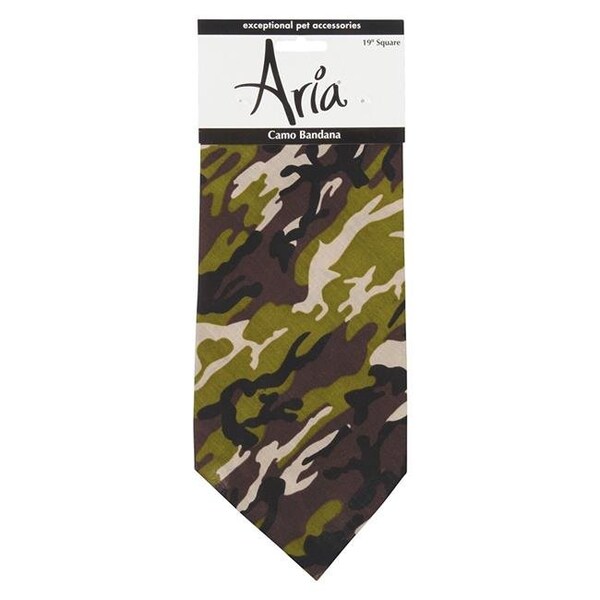 Petedge Aria Camo Bandanas; Green - DT4440 43