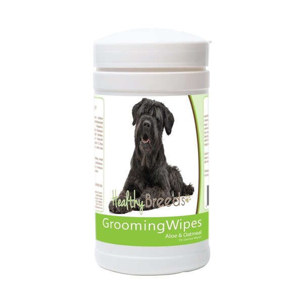 Healthy Breeds Black Russian Terrier Grooming Wipes, 70PK - 840235175650