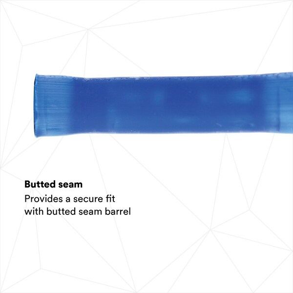3M Scotchlok Butt Splice Connector, 16-14 AWG, PK100 - MVU14BCX