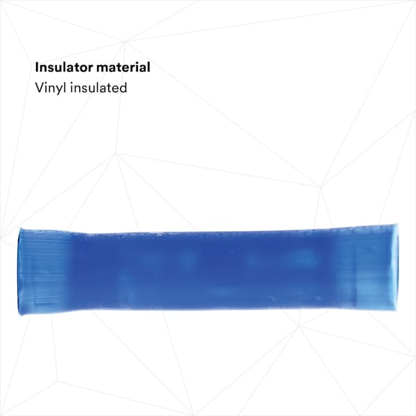 3M Scotchlok Butt Splice Connector, 16-14 AWG, PK100 - MVU14BCX