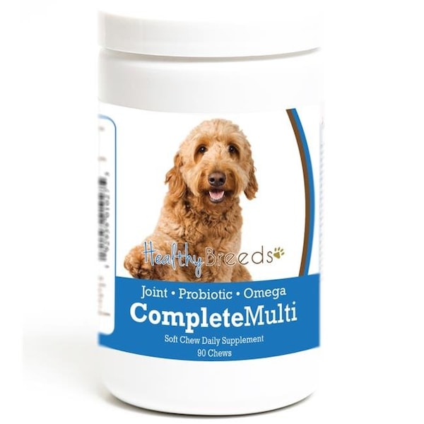 Healthy Breeds Healthy Breeds 192959010275 Goldendoodle all in one Multivitamin Soft Chew - 90 Count - 192959010275