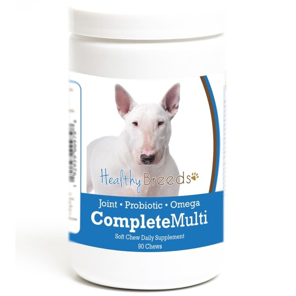 Pamperedpets Bull Terrier all in one Multivitamin Soft Chew - 90 Count - PA3492041