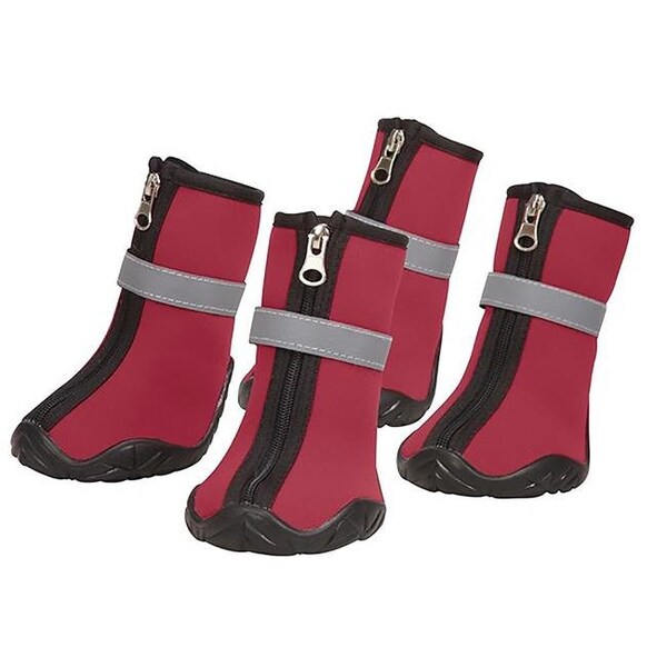 Petedge Pet Edge UM1245 08 83 Therma Pet Neoprene Boots; Red - 2XS - UM1245 08 83