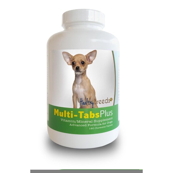 Healthy Breeds Chihuahua Multi-Tabs Plus Chewable Tablets, 180PK - 840235139980