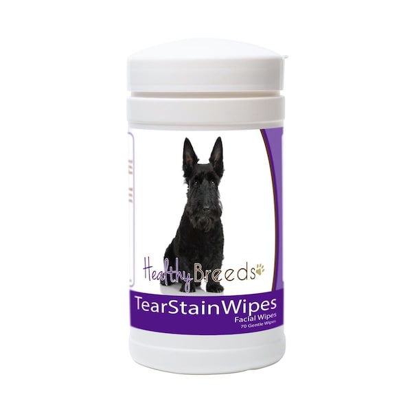 Healthy Breeds Scottish Terrier Tear Stain Wipes - 840235151982