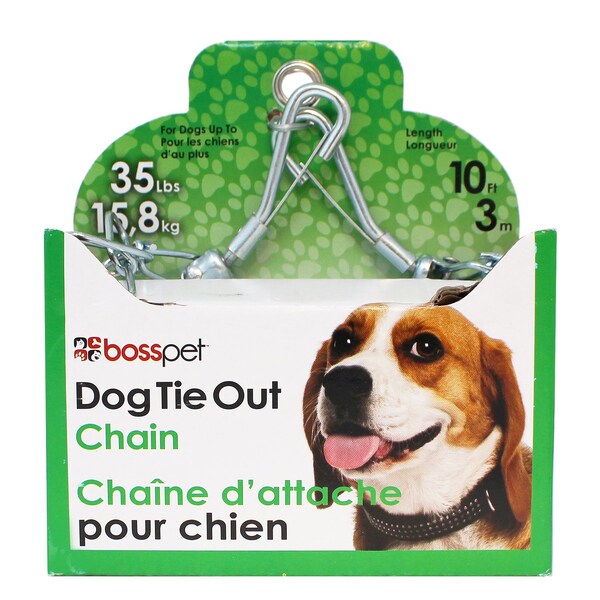 Orrville PDQ Silver Swivel Steel Dog Tie Out Chain Small/Medium - 27210