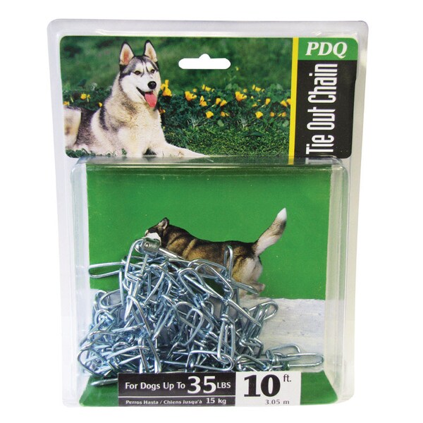 Orrville PDQ Silver Swivel Steel Dog Tie Out Chain Small/Medium - 27210