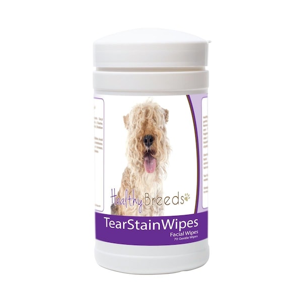 Healthy Breeds Lakeland Terrier Tear Stain Wipes - 70 Count, 70PK - 840235175292