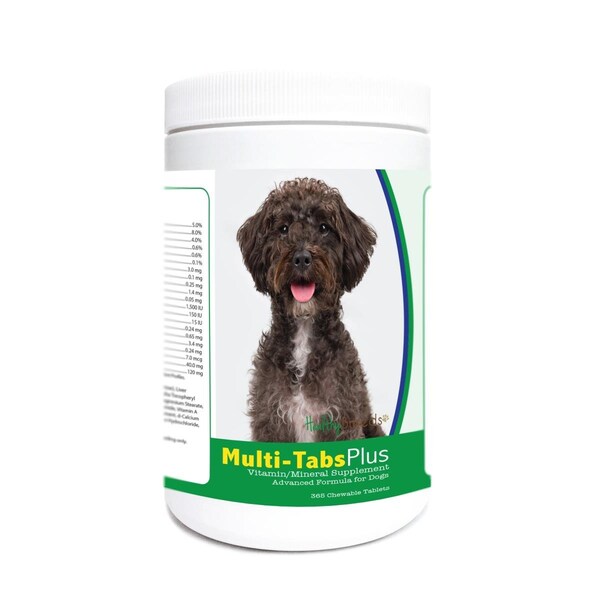 Healthy Breeds Schnoodle Multi-Tabs Plus Chewable Tablets, 365PK - 840235173755