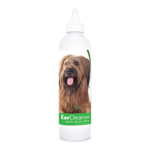 Healthy Breeds 8 oz Briard Ear Cleanse with Aloe Vera Cucumber Melon - 840235197652