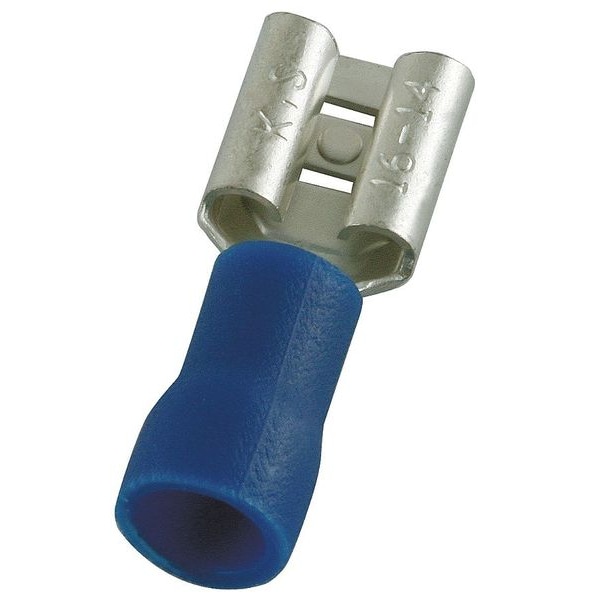 Power First Female Disconnect, Blue, 16-14AWG, PK100 - 4FRJ2