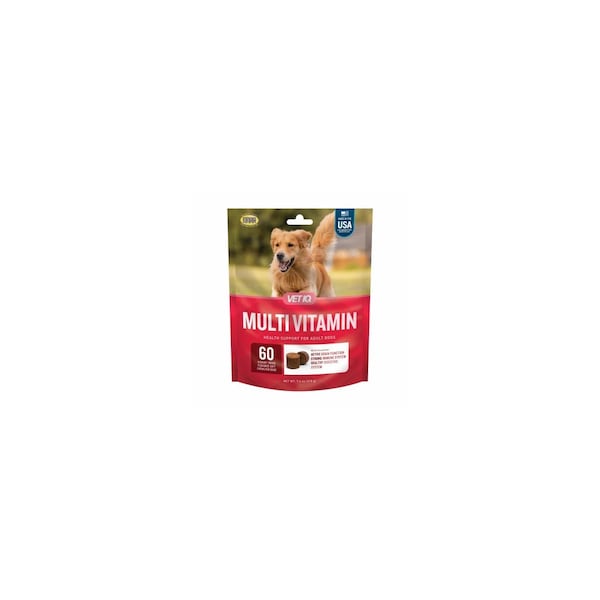 Petiq 5-in-1 Dog Multivitamin, Hickory Smoke Flavor, 60-Ct., 60PK - 142