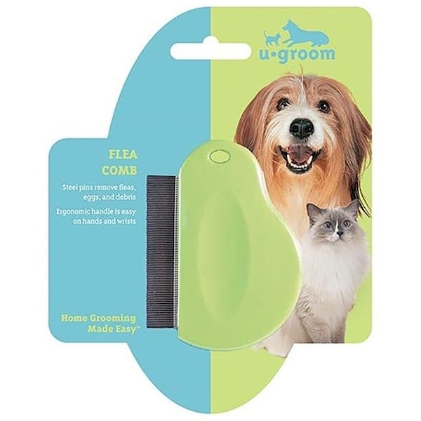 Conair PGRDFC Flea Comb, Stainless Steel, Dog - US1342-14/ WPGFFC